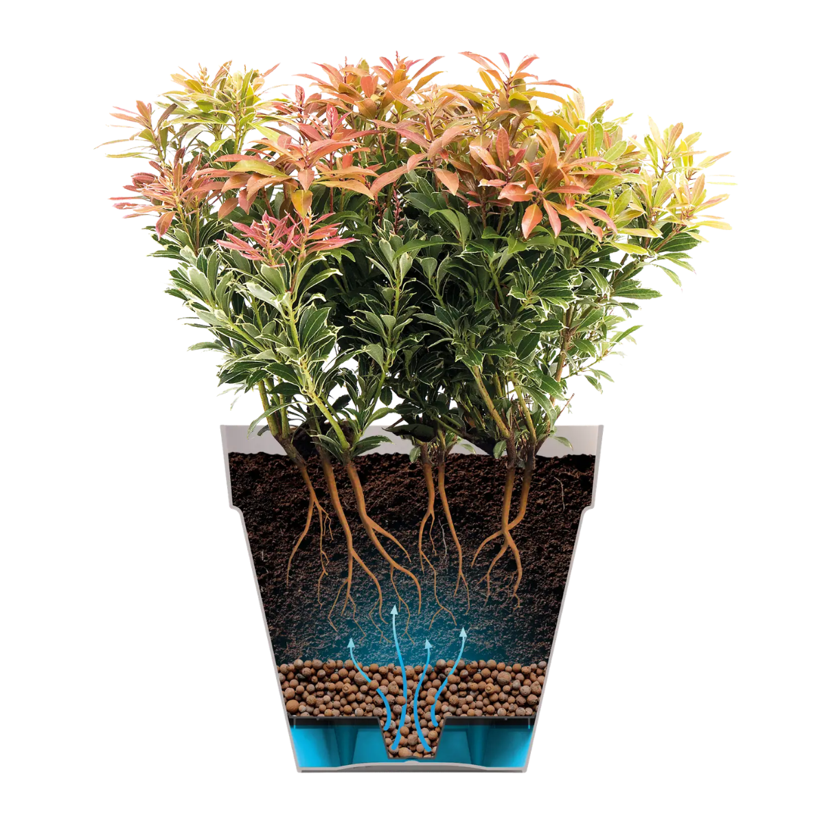 Elho Bloempot Loft Urban Rond Pistachegroen 29 x 26 cm