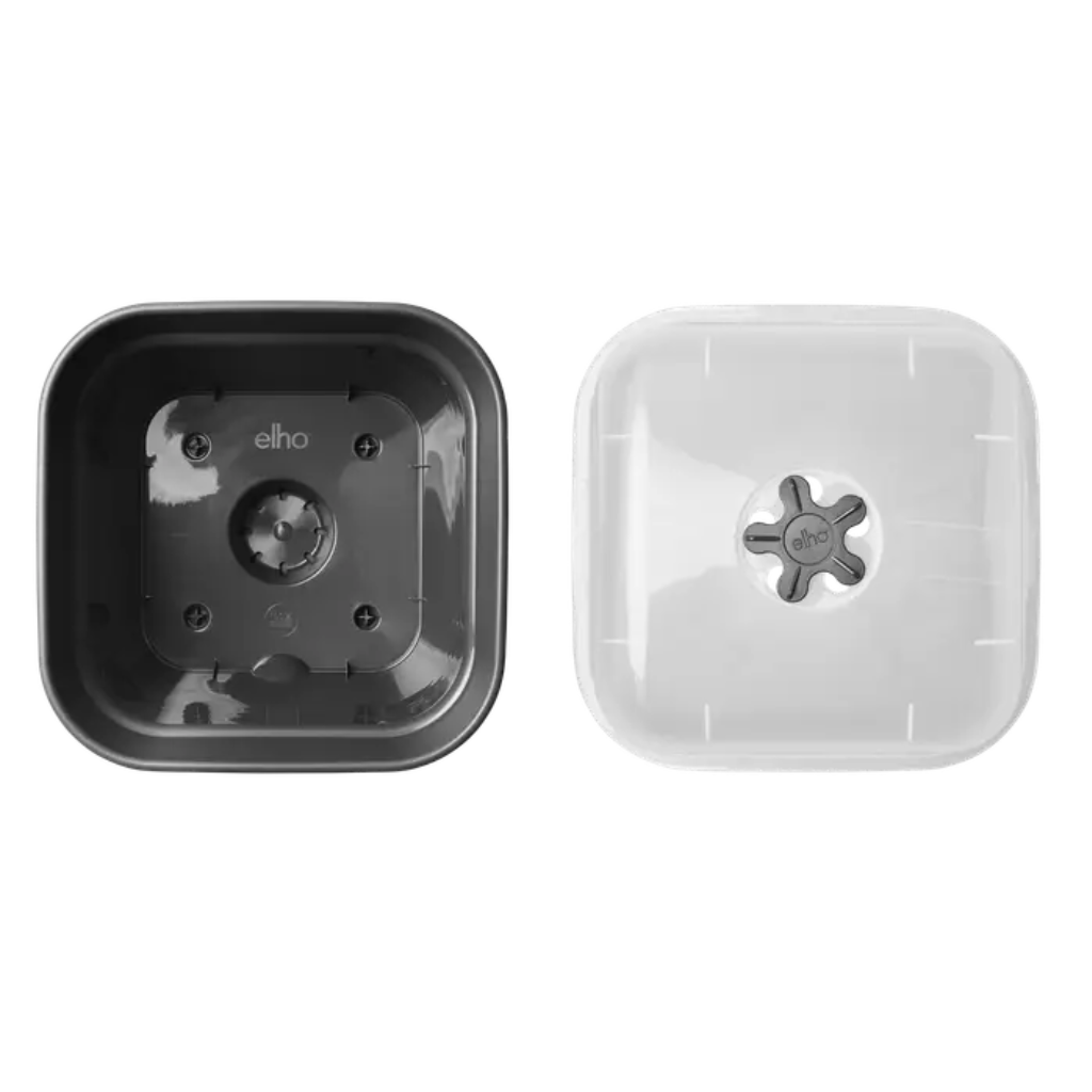 Elho Green Basics kweekpot Allin1 zwart 15 x 21.9 cm