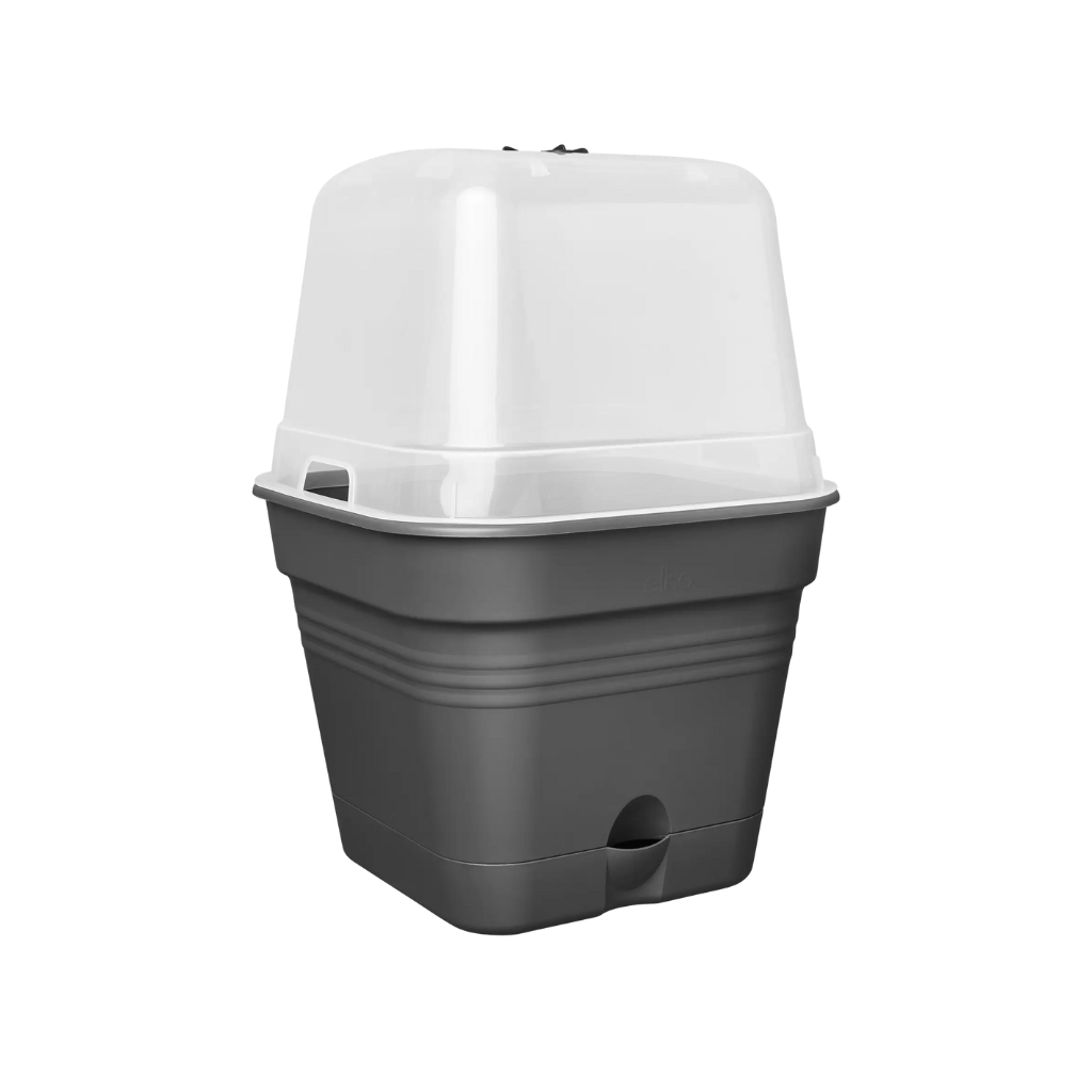 Elho Green Basics kweekpot Allin1 zwart 20cm