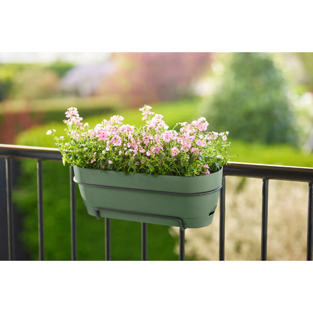 Elho Balkonbak Vibia Campana Allin1 Pistachegroen 50.4 x 26 x 17.7 cm