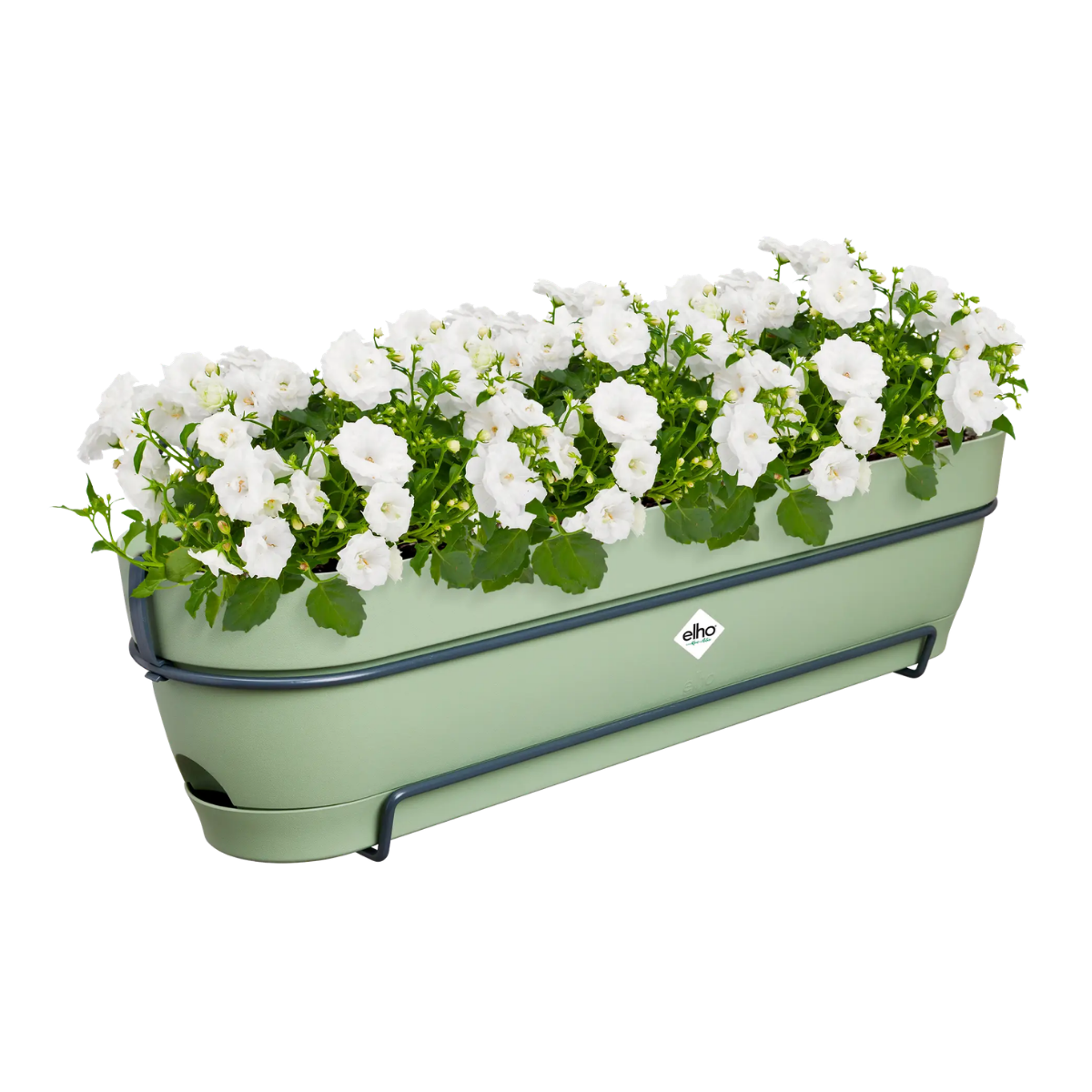 Elho Balkonbak Vibia Campana Allin1 Pistachegroen 70.4 x 26 x 17.7 cm