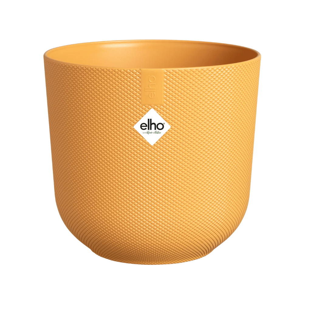 Elho Jazz Rond Amber geel 14 x 13 cm