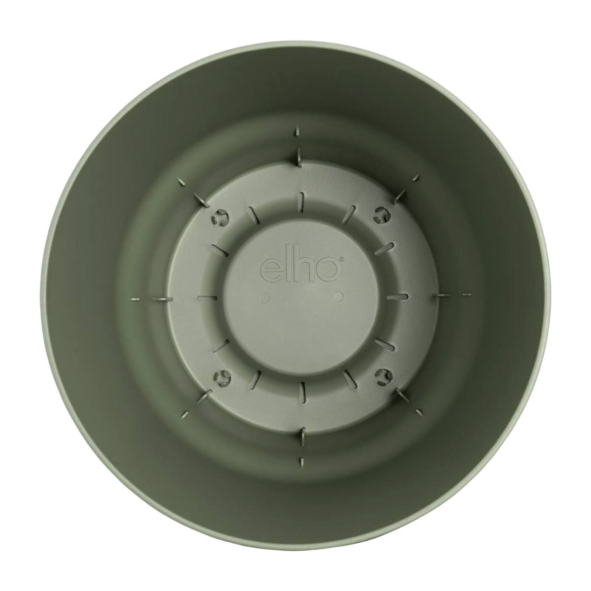 Elho Bloempot Greenville Rond Blad Groen 55 x 50 cm
