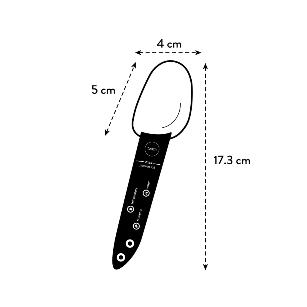 Elho Smart Pebble bodemtester aardebruin
