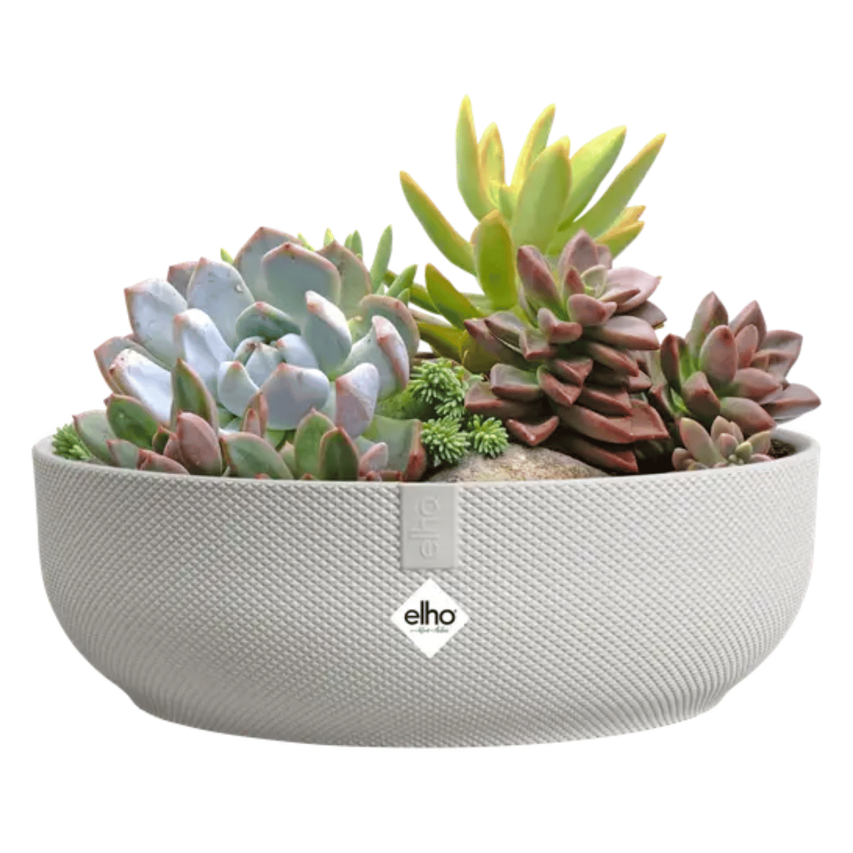 Elho Bloempot Jazz Rond Wit 28 x 9 cm