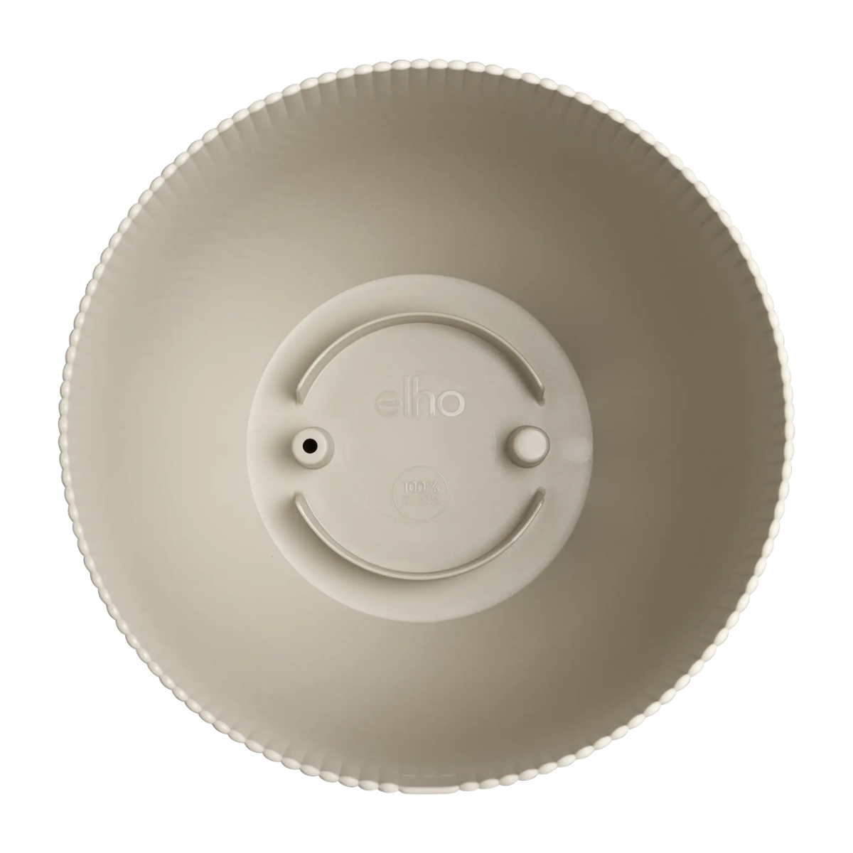 Elho Bloempot Sereh Rond Paddenstoel Beige 30 x 25 cm