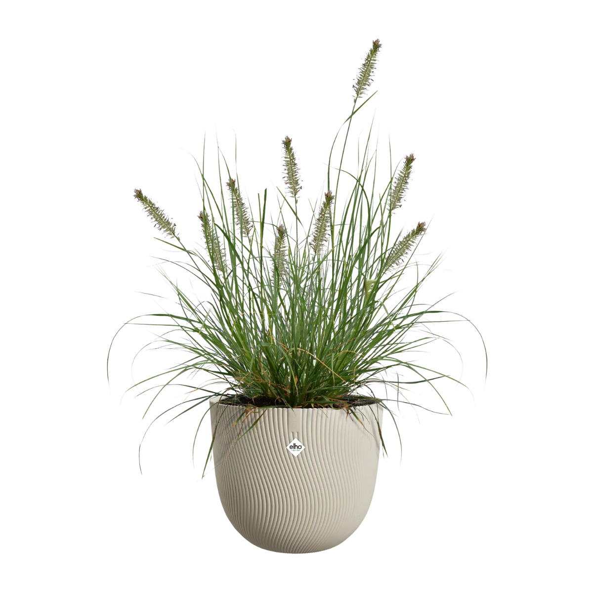 Elho Bloempot Sereh Rond Paddenstoel Beige 39 x 33 cm