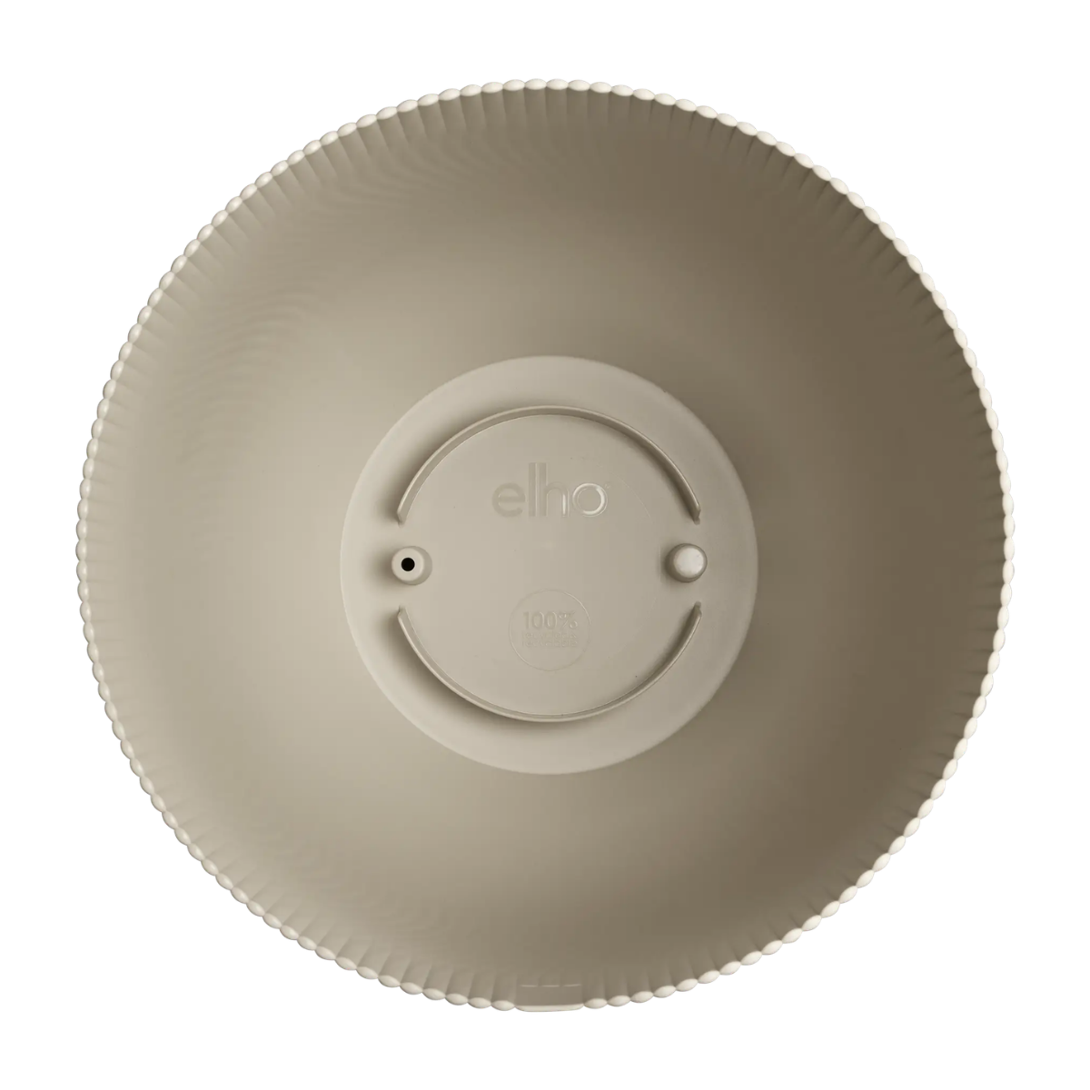 Elho Bloempot Sereh Rond Paddenstoel Beige 39 x 33 cm