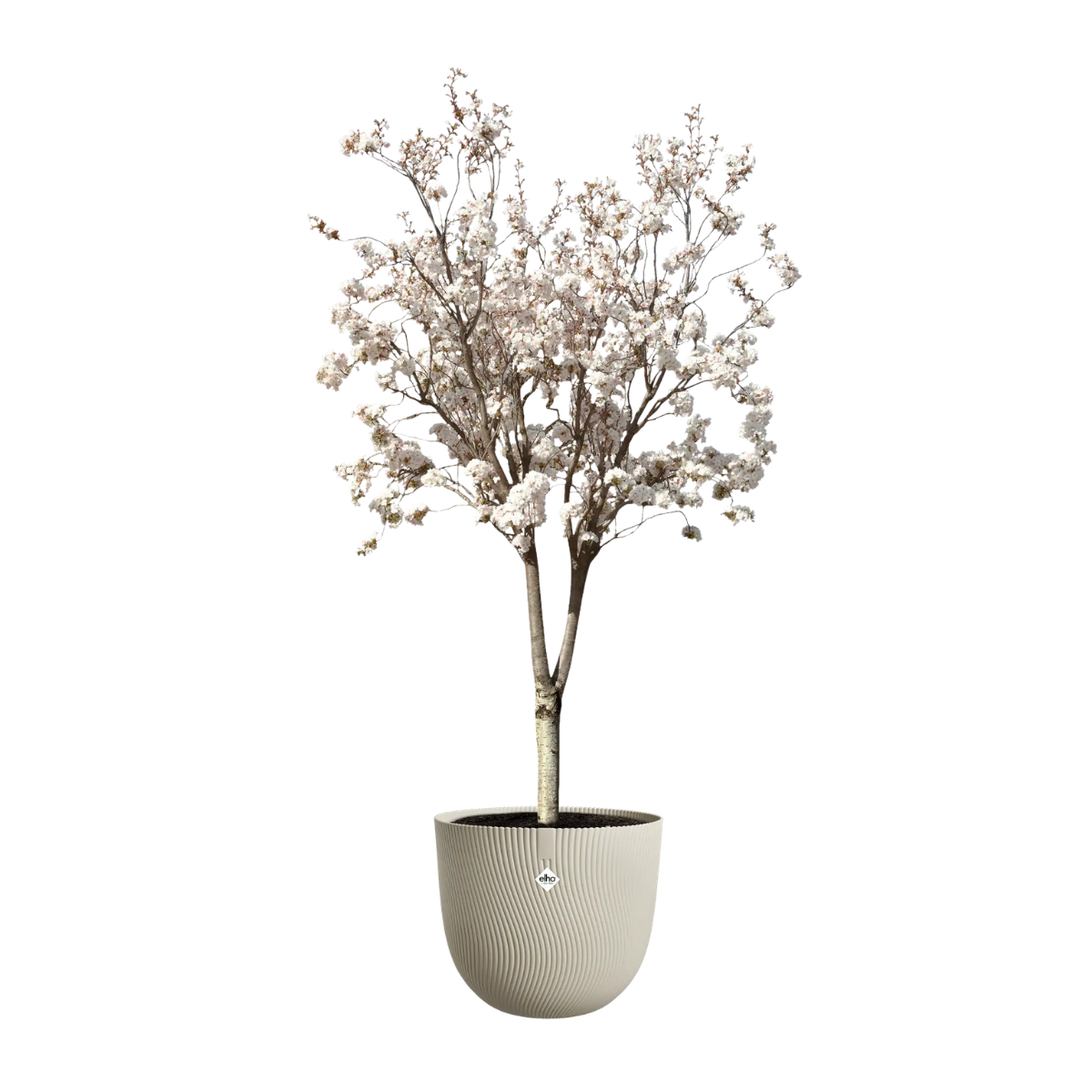 Elho Bloempot Sereh Rond Paddenstoel Beige 47 x 40 cm