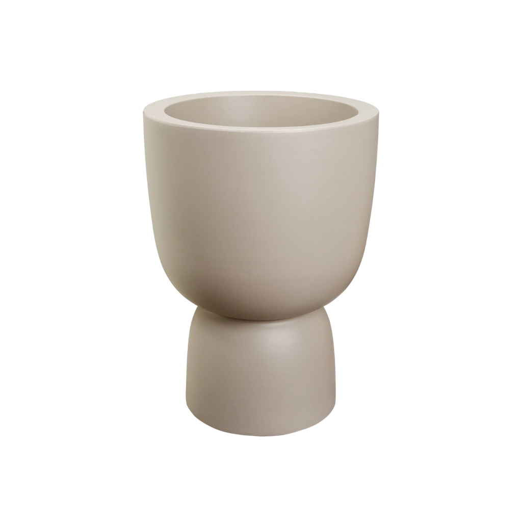 Elho Amber Coupe Round 41 Balanced beige - ø 41 x H 58 cm - 100% gerecycled