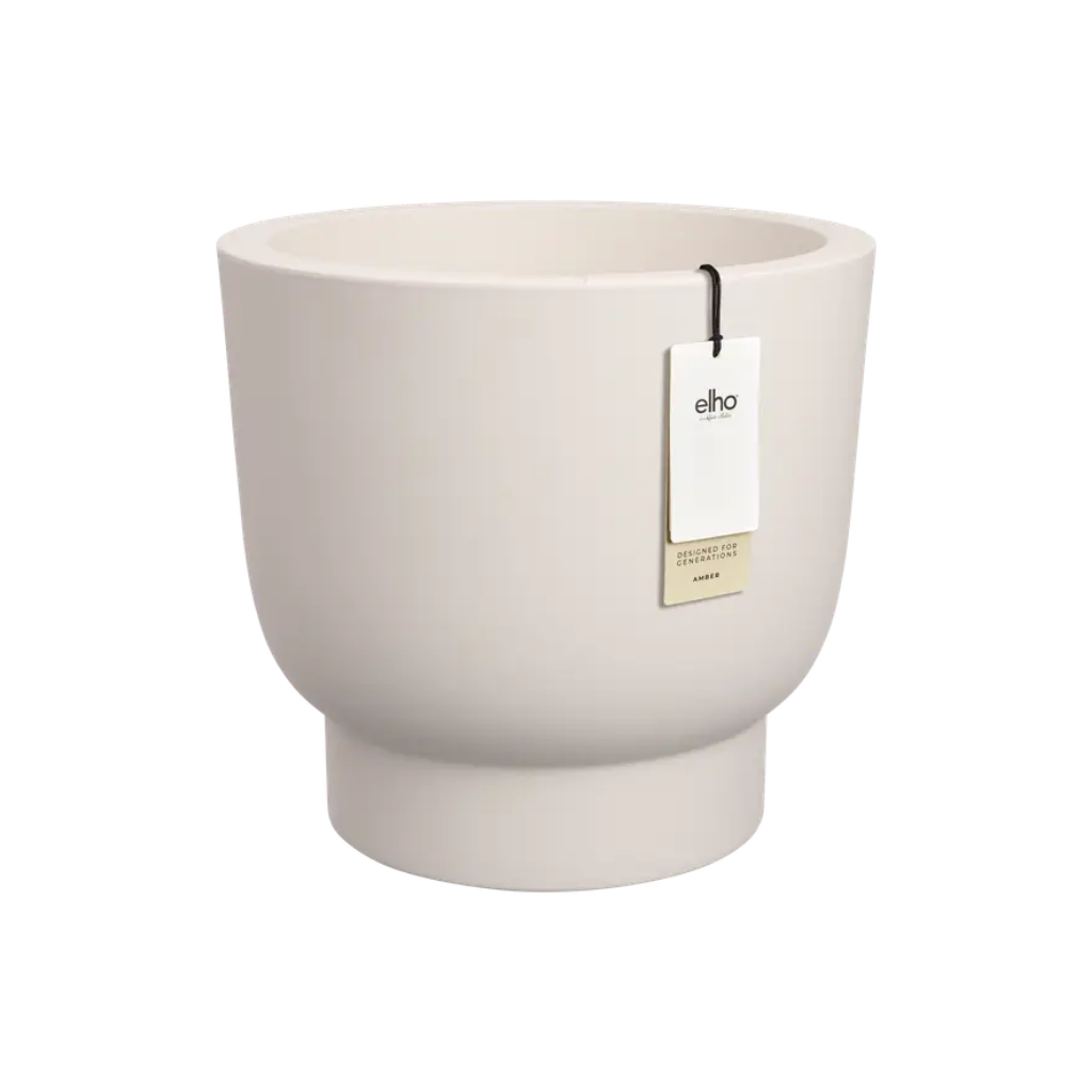 Elho Amber Grail 30 Linnen wit - ø 30 x H 28 cm - 100% gerecycled