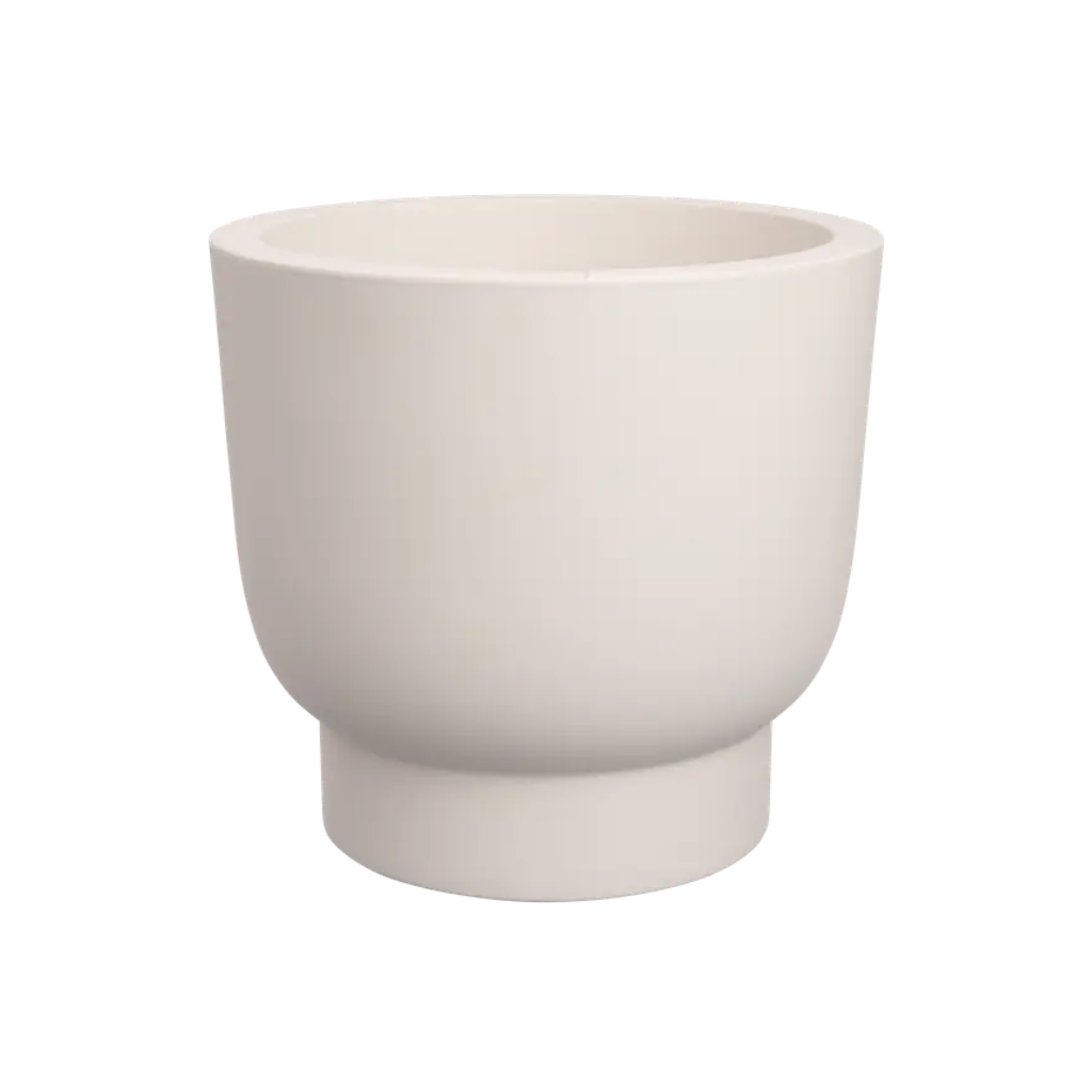 Elho Amber Grail 40 Linnen wit - ø 38 x H 36 cm - 100% gerecycled