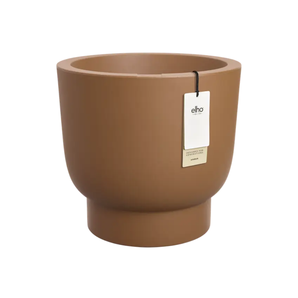 Elho Amber Grail 40 Karamel - ø 38 x H 36 cm - 100% gerecycled