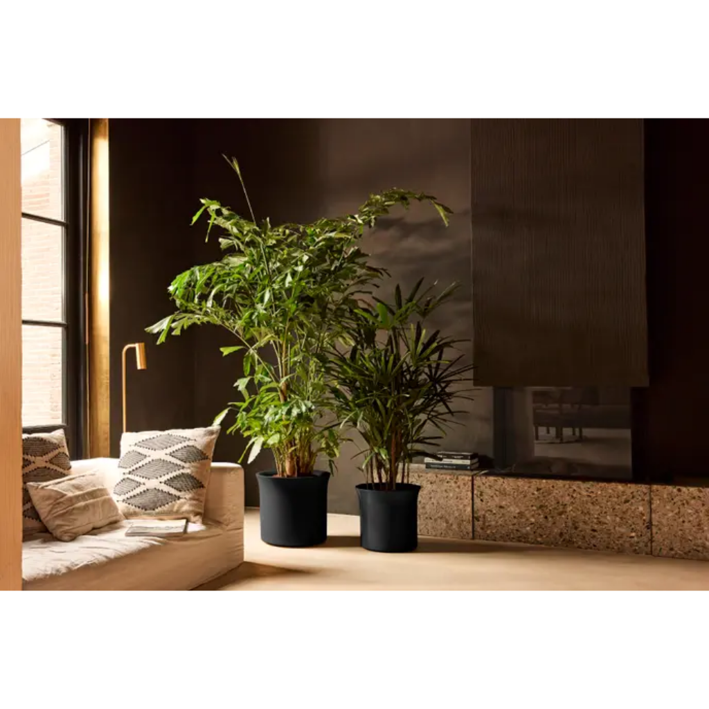 Elho June Tulip 40 Zwart - ø 39 x H 36 cm - 100% gerecycled