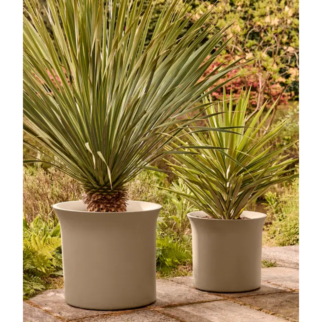 Elho June Tulip 47 Balanced beige- ø 47 x H 43 cm - 100% gerecycled