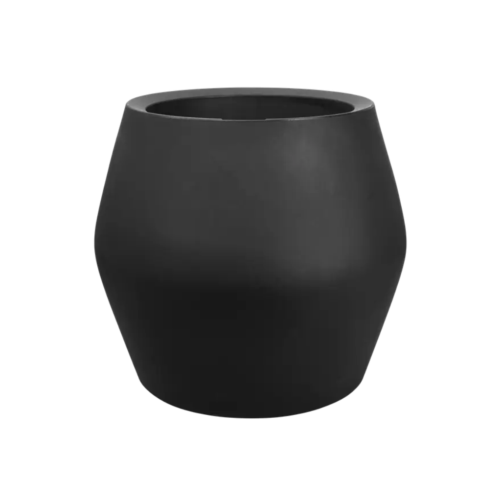 Elho June Split Low 46 Zwart - ø 46 x H 42 cm - 100% gerecycled