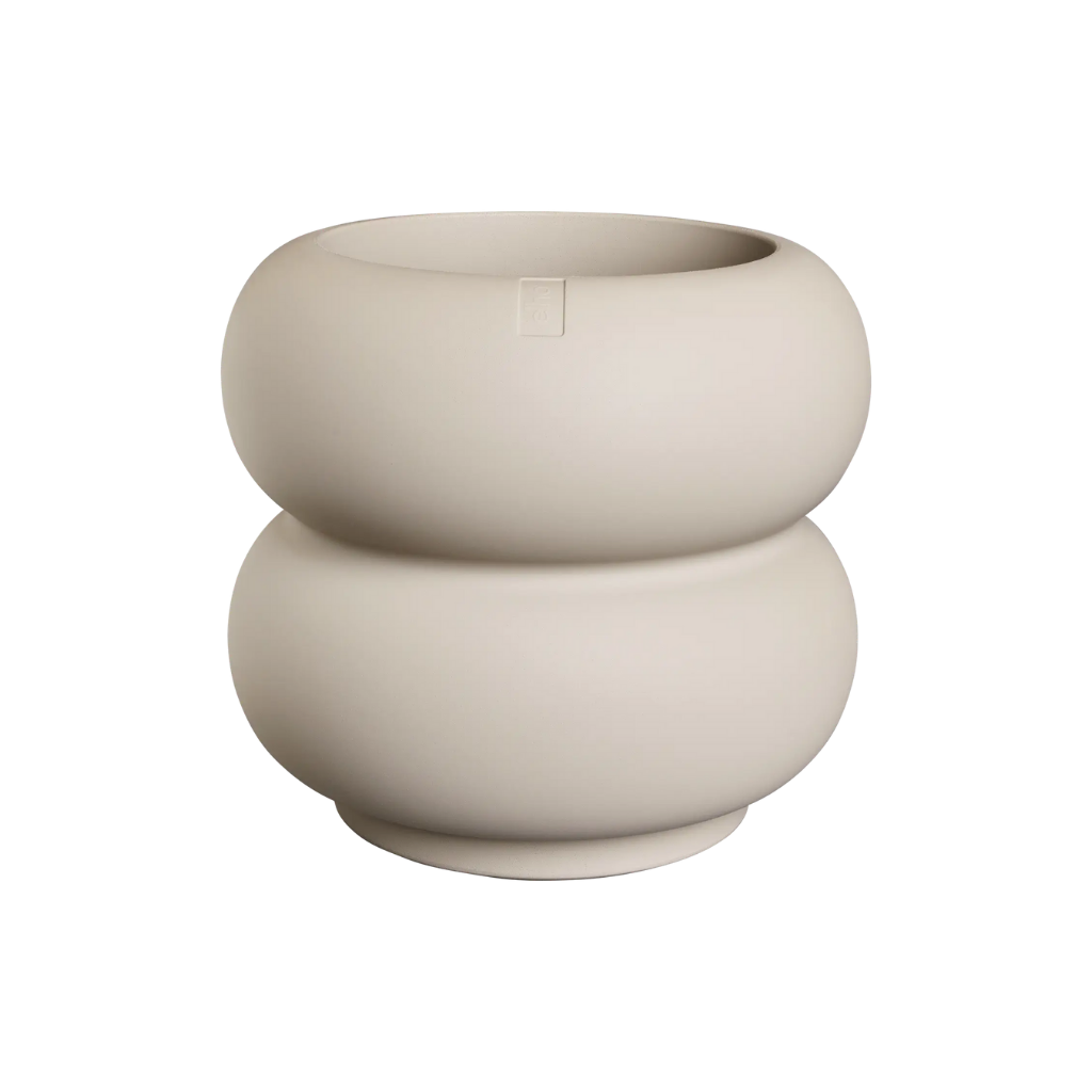 Elho Amber Roll Low - Balanced beige - 43 x 40 cm