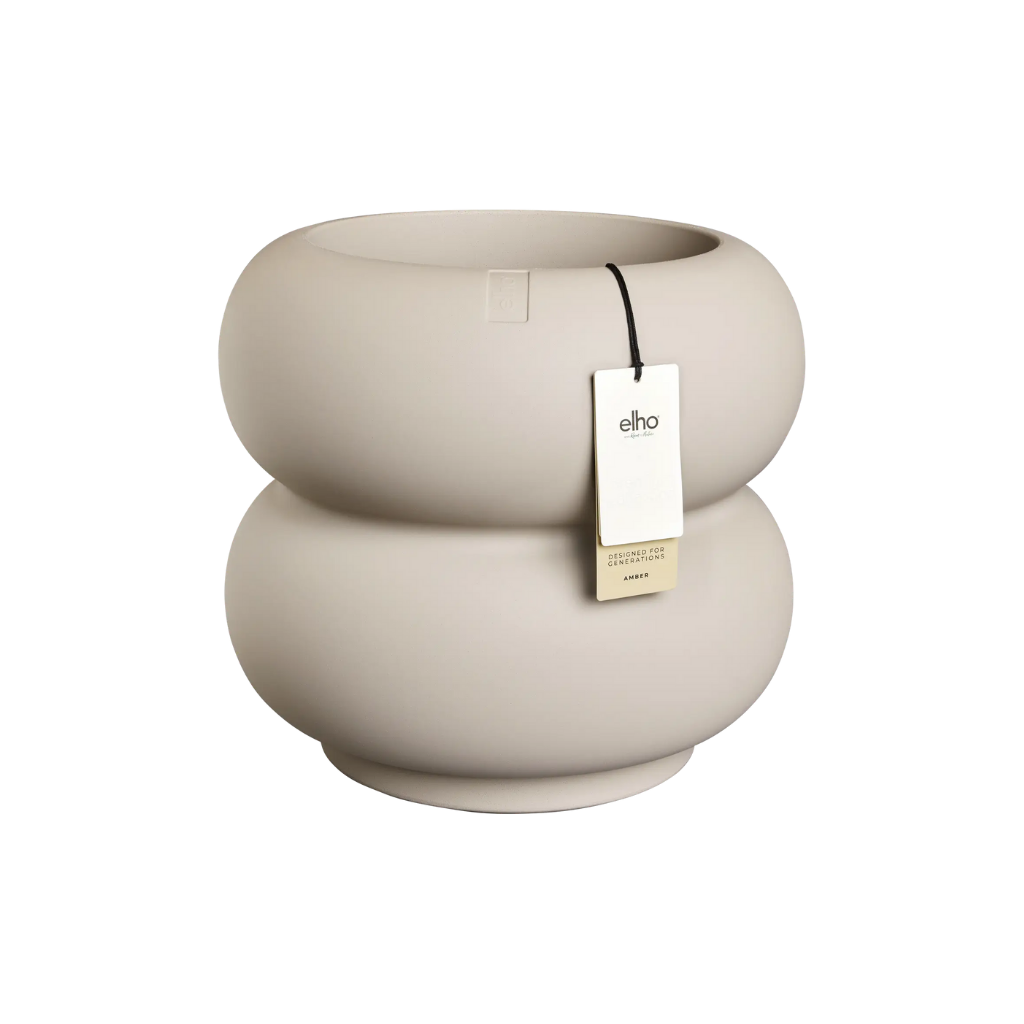 Elho Amber Roll Low - Balanced beige - 43 x 40 cm