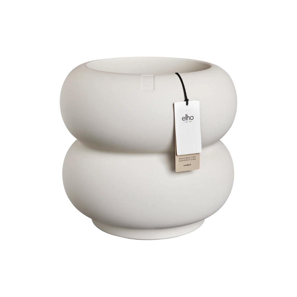 Elho Amber Roll Low - Linnen wit - 43 x 40 cm