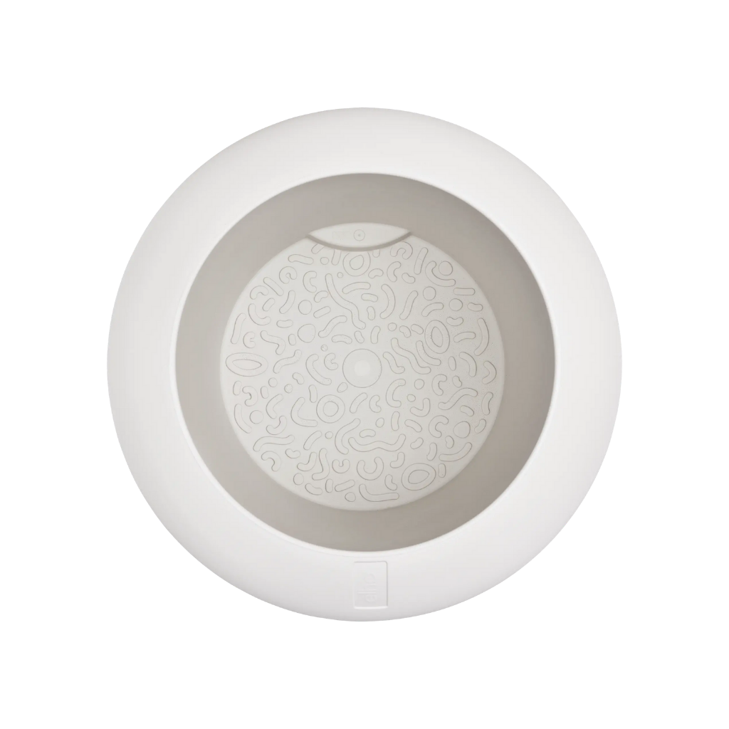 Elho Amber Roll Low - Linnen wit - 43 x 40 cm