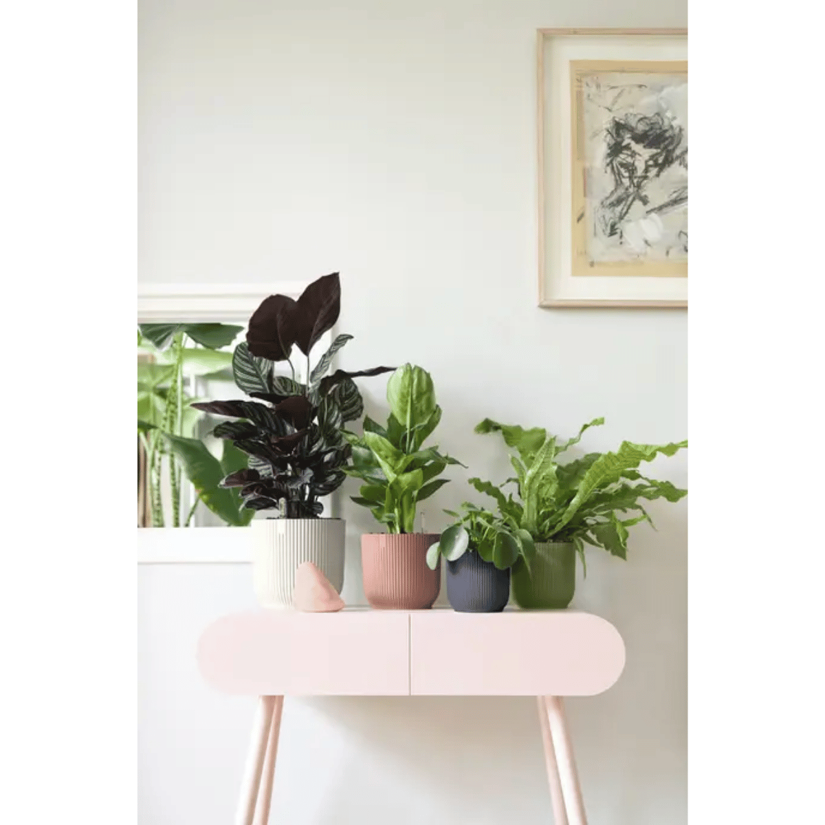 Elho Bloempot Vibes Fold Rond Groen 14 x 13 cm