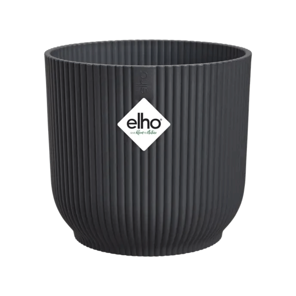Elho Bloempot Vibes Fold Rond Antraciet 22 x 20 cm