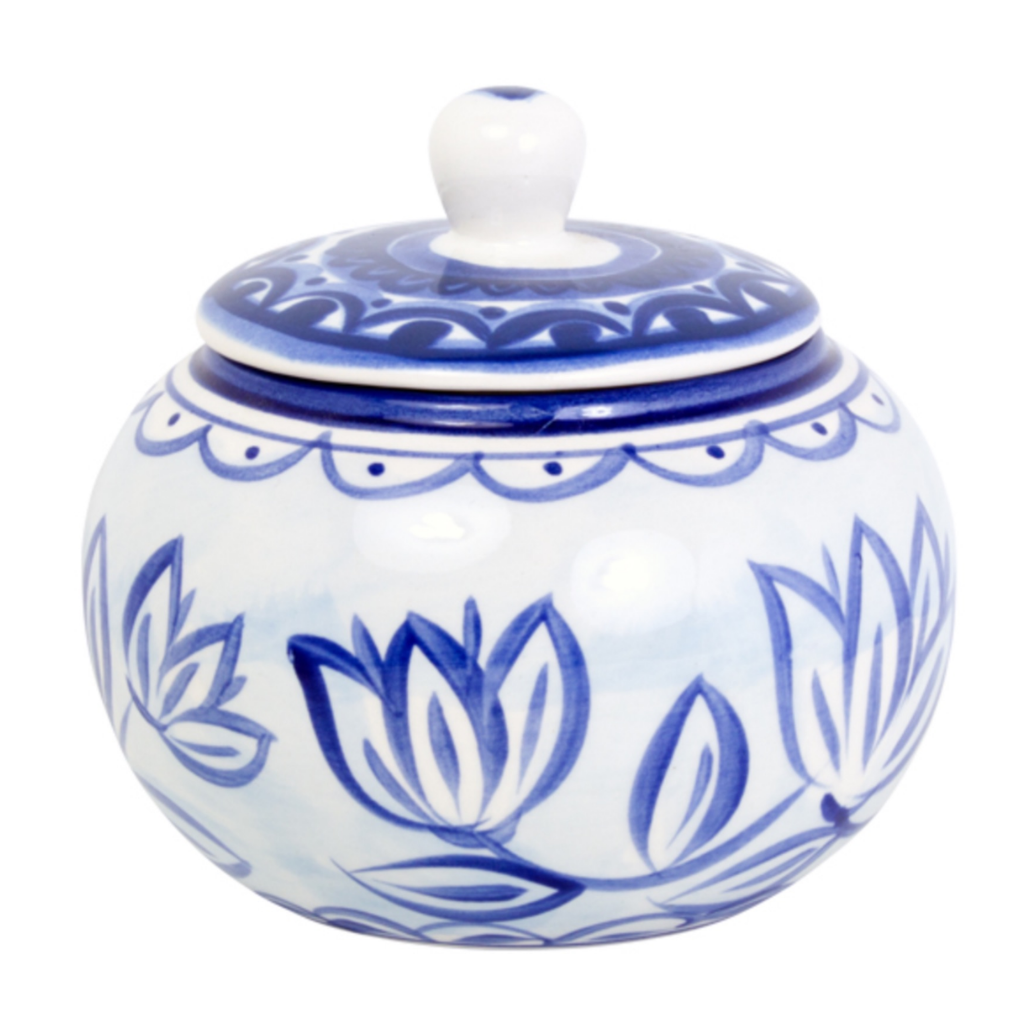 Blond Amsterdam Suikerpot Delfts Blond 18 x 18 x 2 cm