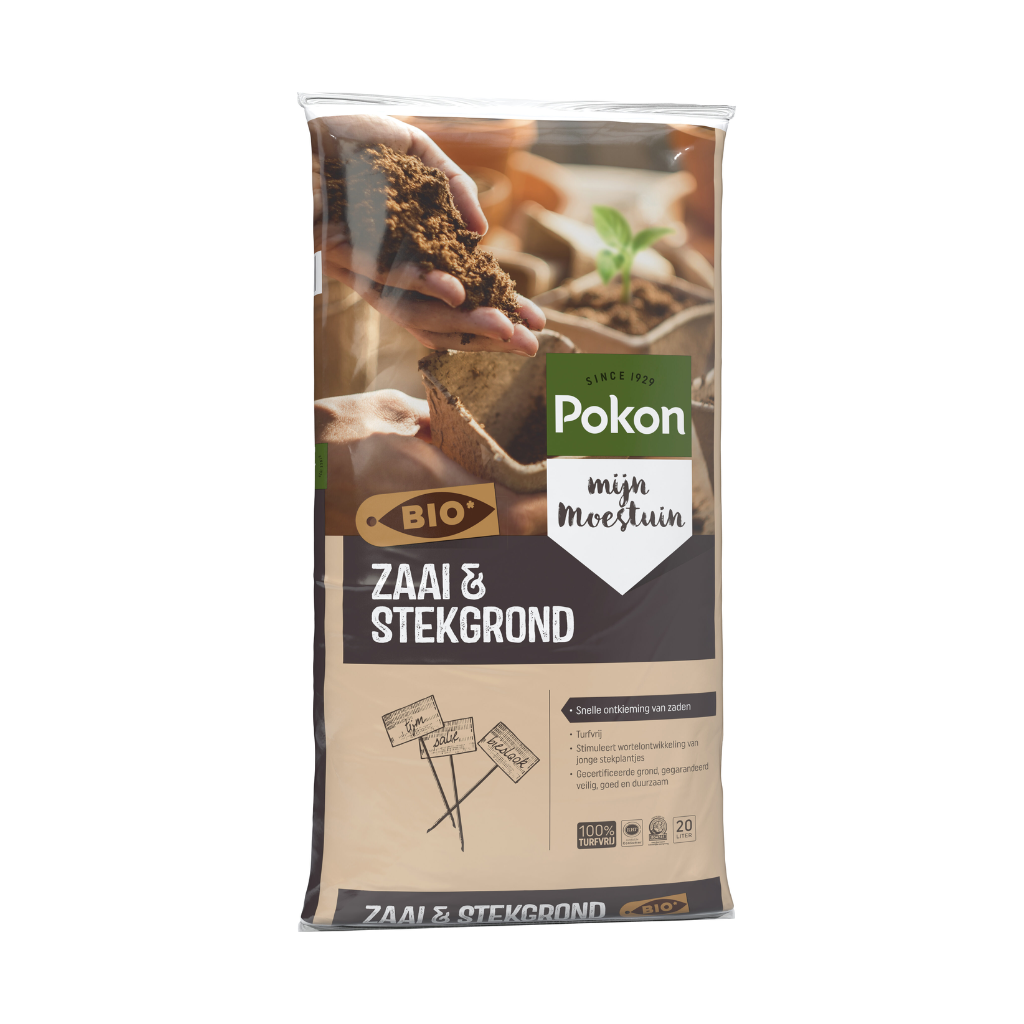 Pokon Bio MPS RHP Turfvrij Zaai & Stekgrond 20L