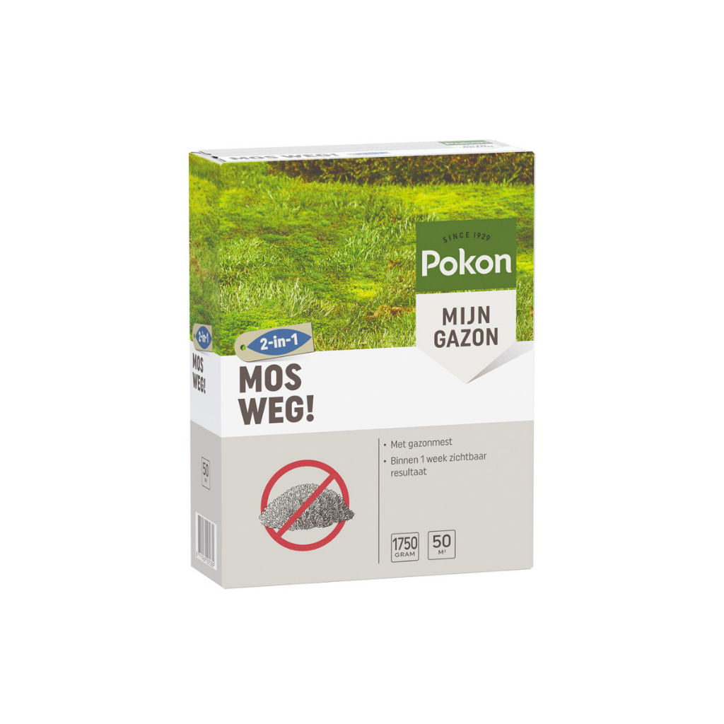 Pokon Mos Weg! 1,75kg voor 50m²