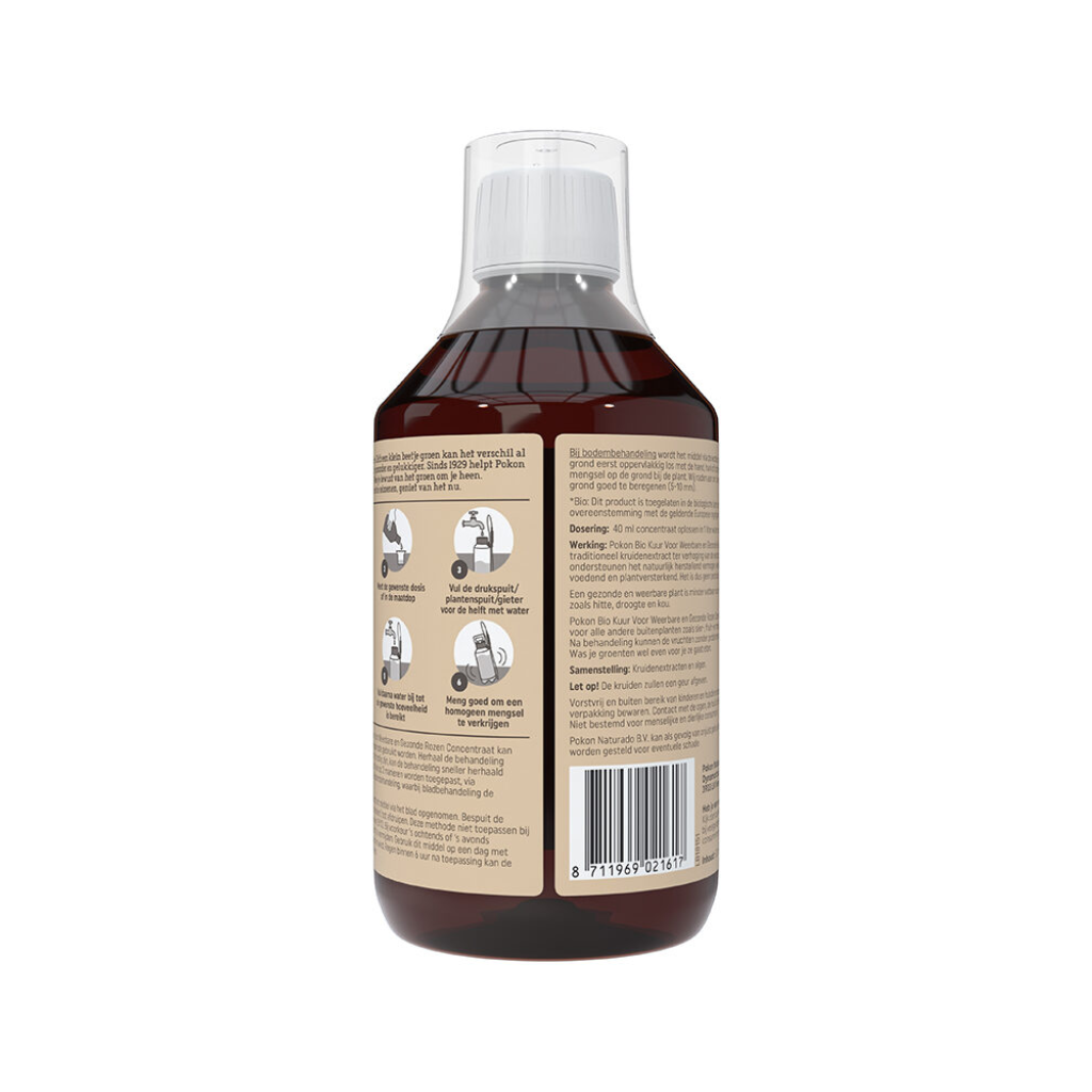 Pokon Bio Kuur voor Weerbare en Gezonde Rozen Concentraat 500ml