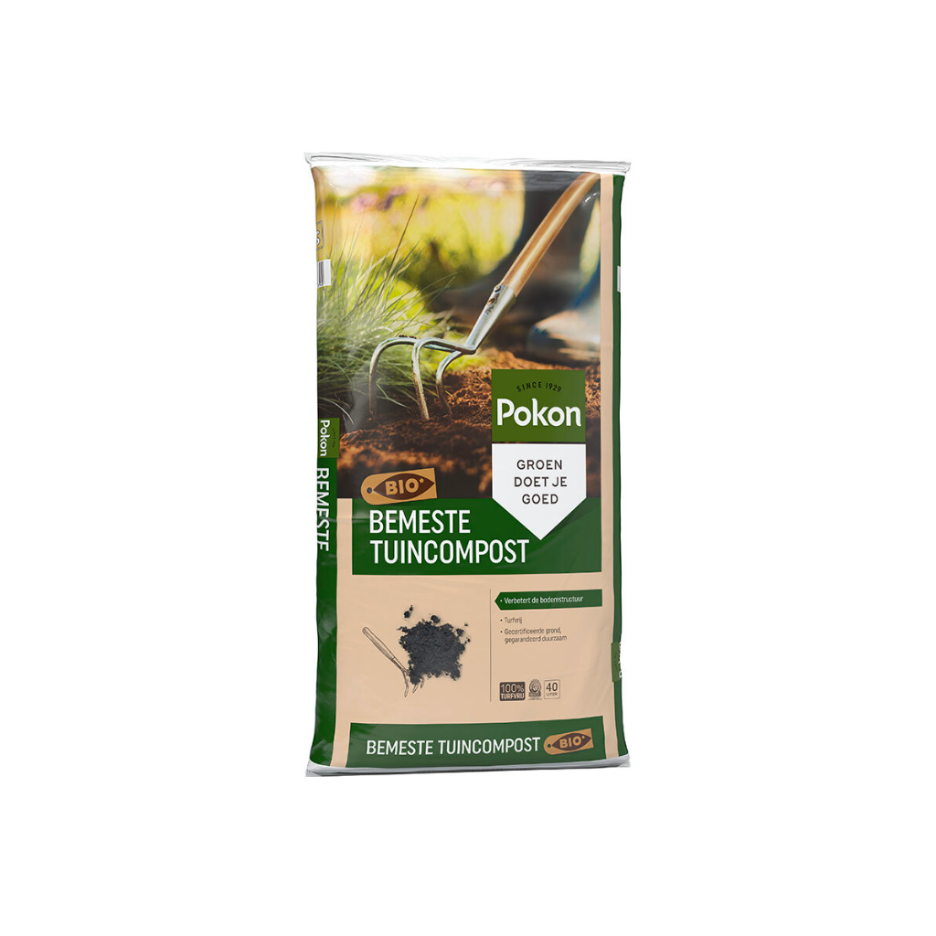 Pokon Bio Bemeste Tuincompost 40L