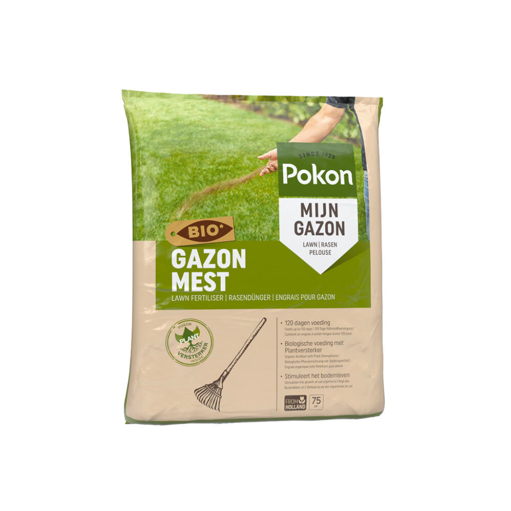 Pokon Bio Gazonmest 5kg voor 75m²