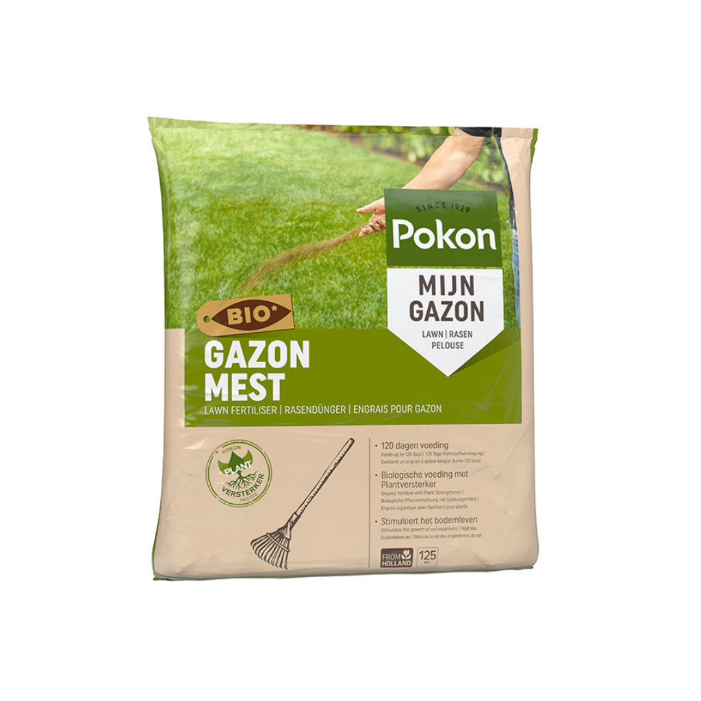 Pokon Bio Gazonmest 8,4kg voor 125m²