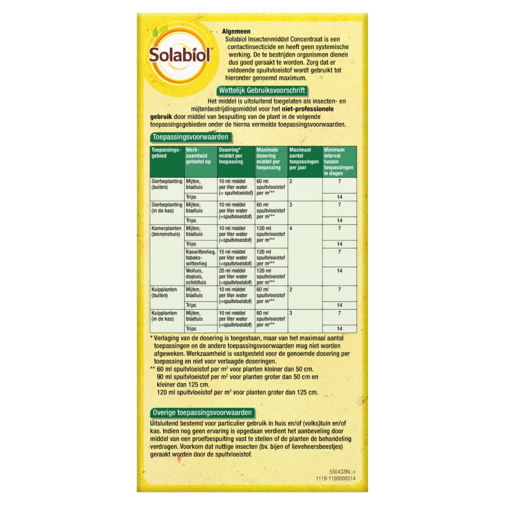 Solabiol Insectenmiddel concentraat 100 ml