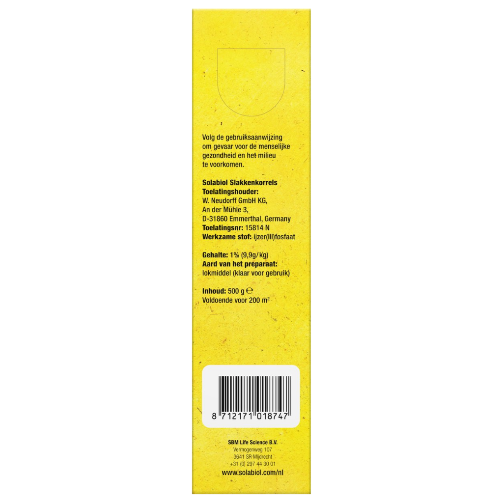 Solabiol Slakkenkorrels 500 gr