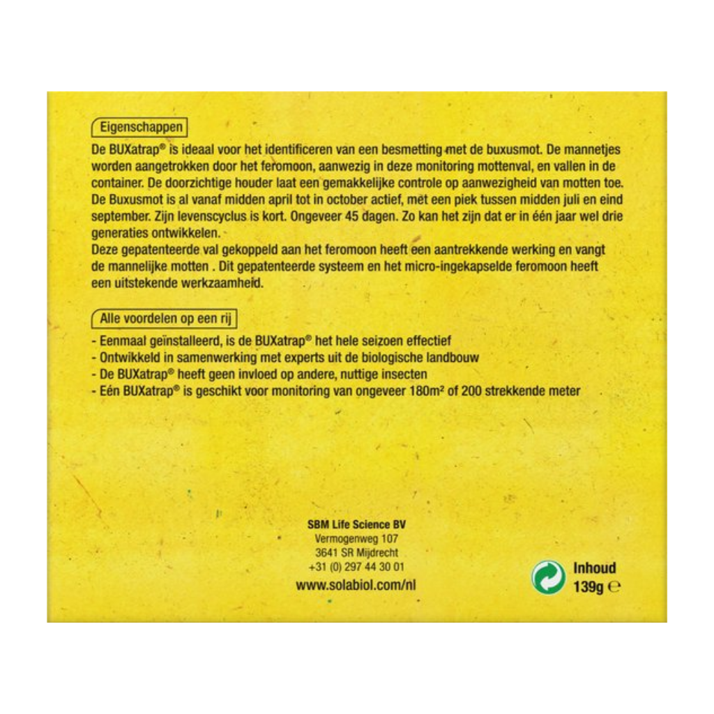 Solabiol BUXatrap buxus monitoringval 1 stuk