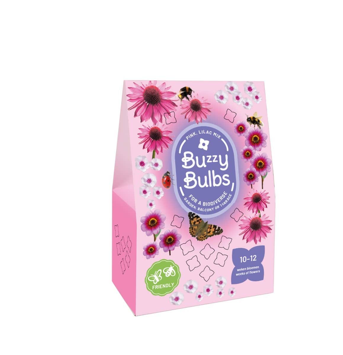 Tas 5 Buzzy Bulbs Pink-Lilac Mix