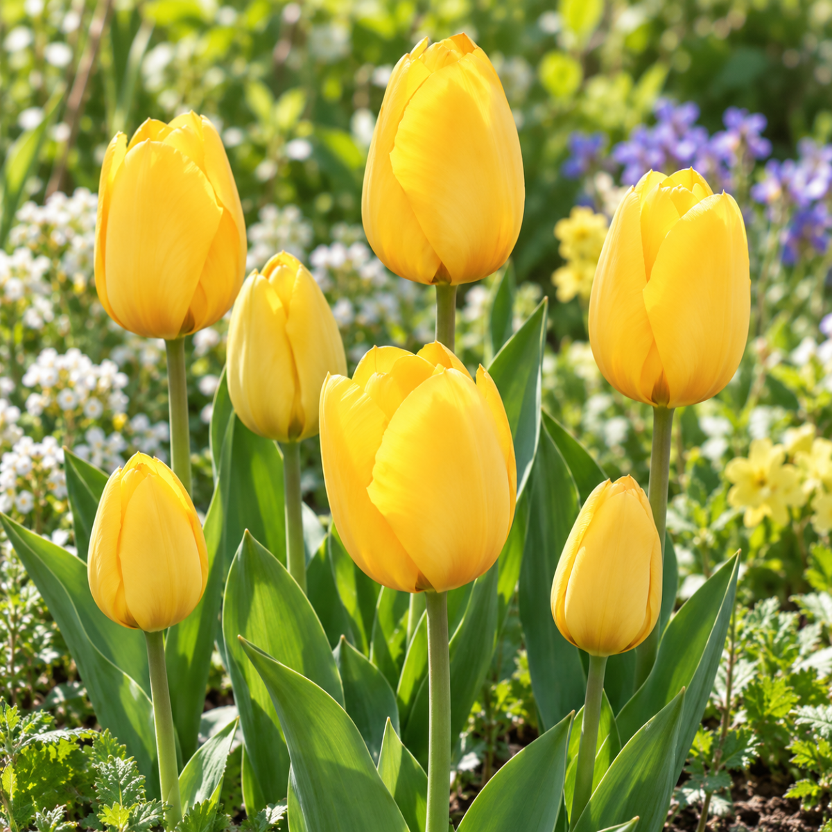 JUB Holland Bloembollen Tulp (Tulipa 'Novi Sun') Biologisch 7 stuks