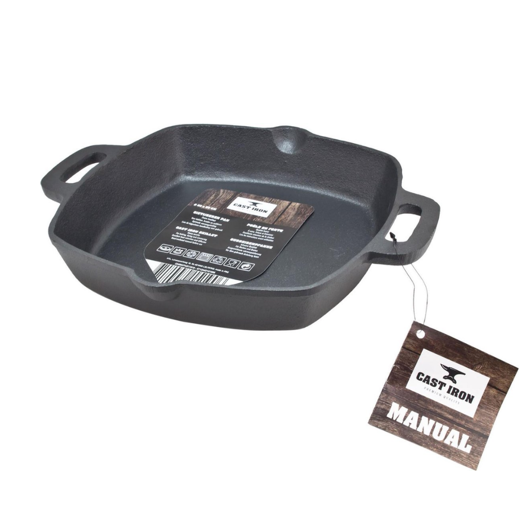 Ovenschaal gietijzer 25 x 25 cm