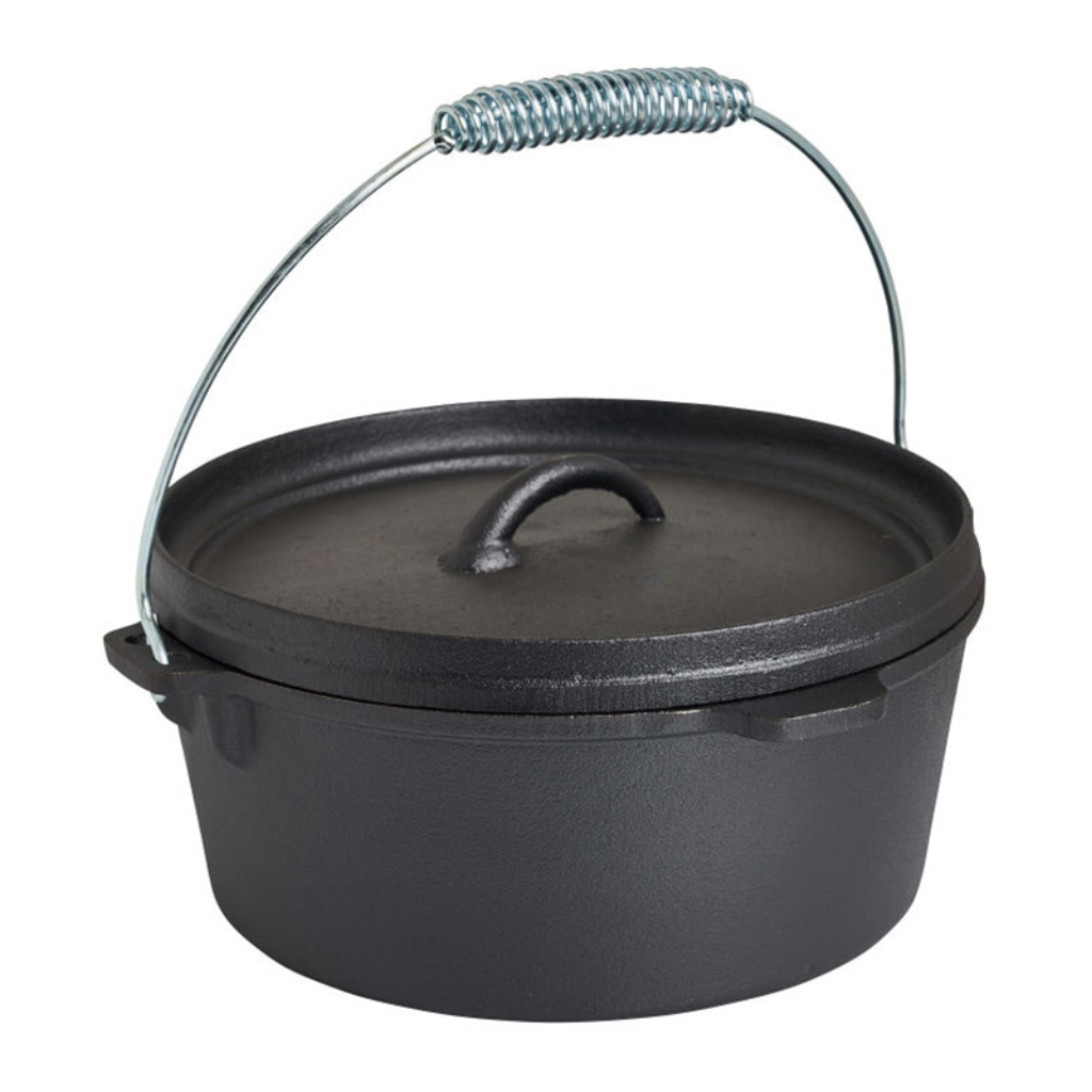 Cast Iron Pan met Deksel Gietijzer 4L 25 x 11 cm