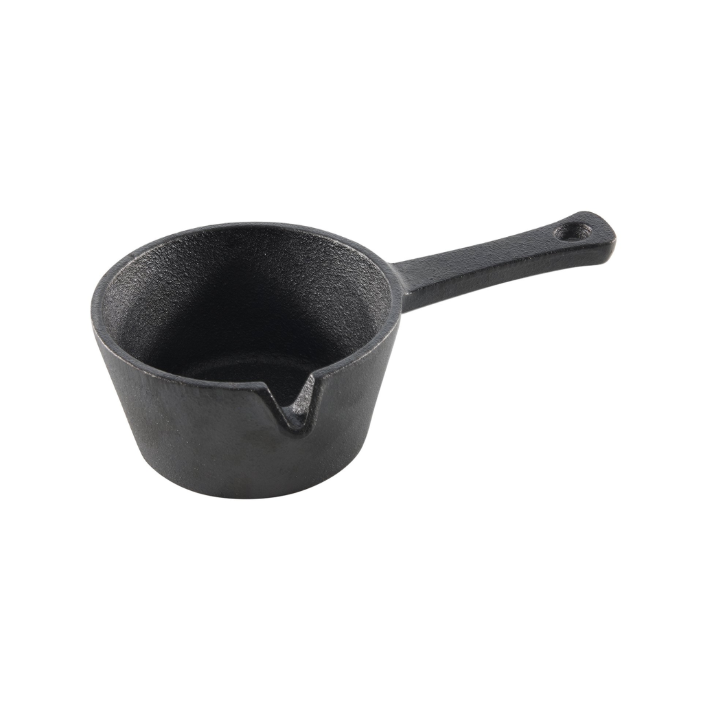 Cast Iron Sauspan gietijzer 9.5 x 17 x 5 cm