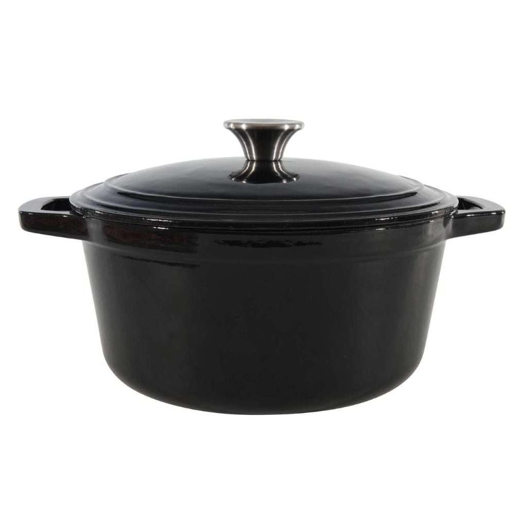 Cast Iron Braadpan Gietijzer Zwart 3,5L 21 cm