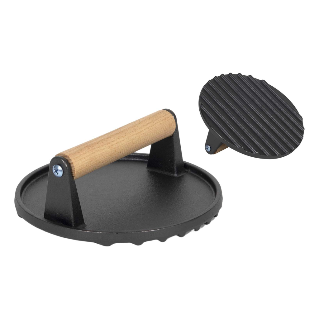 Hamburger- en Vleespers Gietijzer 18 cm