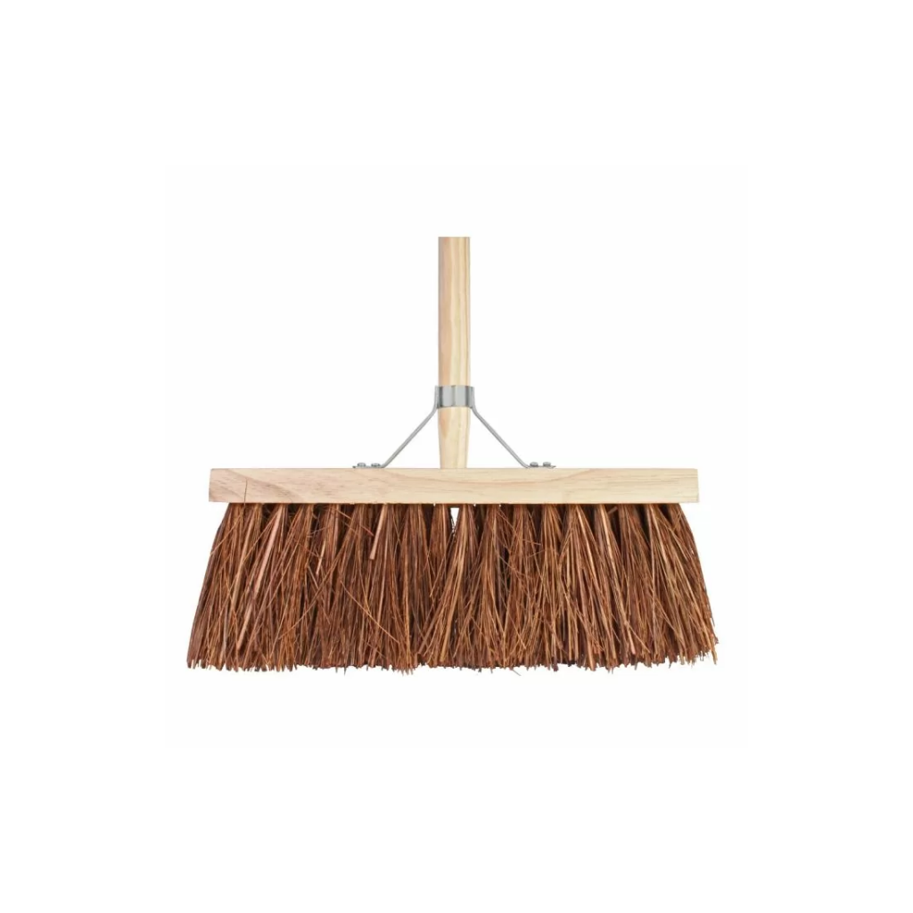 Talen Tools Bezem natuurvezel haren incl. steel 37 cm
