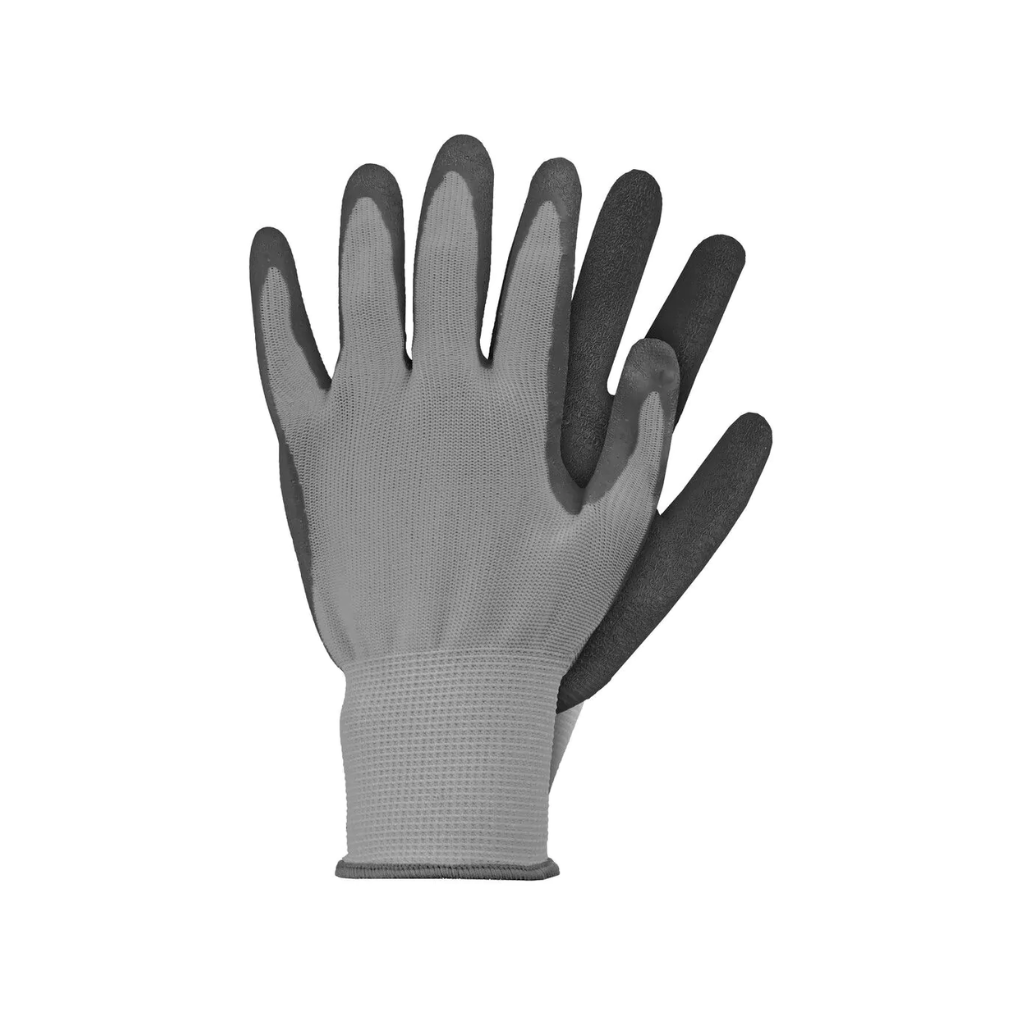 Talen Tools Werkhandschoenen latex grijs maat M