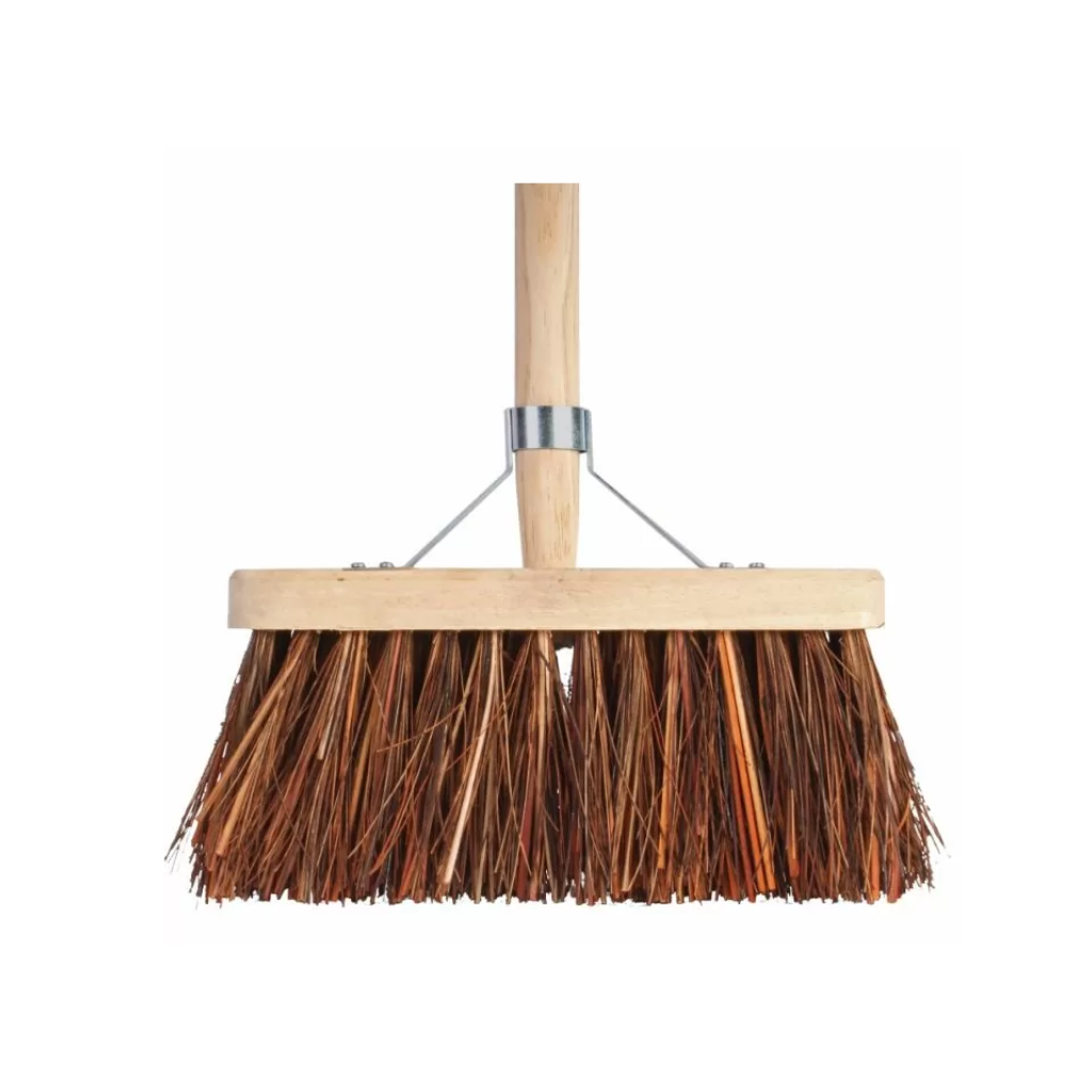 Talen Tools Bezem Bruin 28 cm met Steel