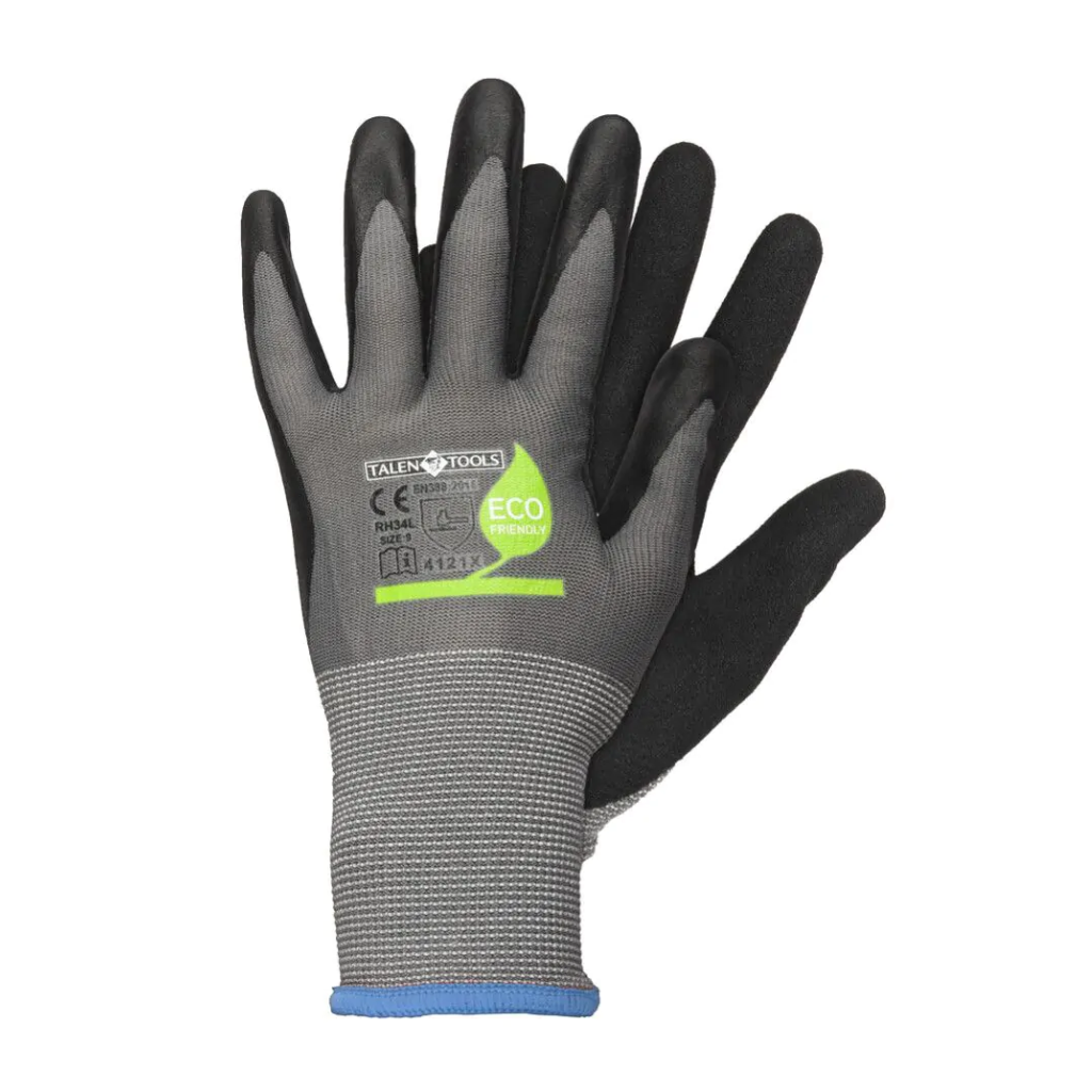 Talentools Werkhandschoen Latex Grijs L