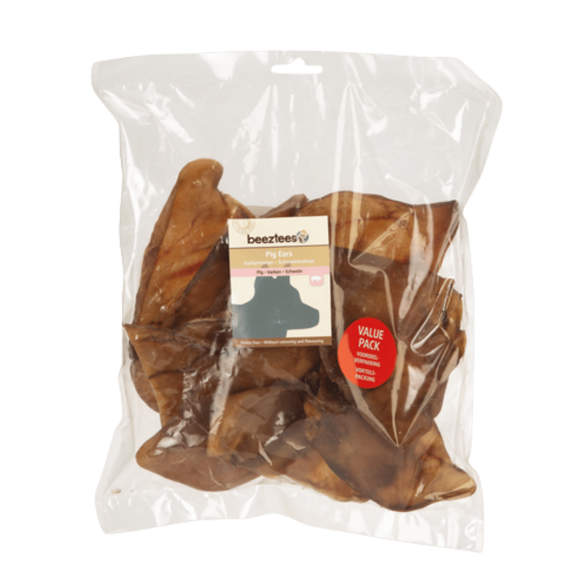 Beeztees Hondensnack Varkensoren 10 stuks