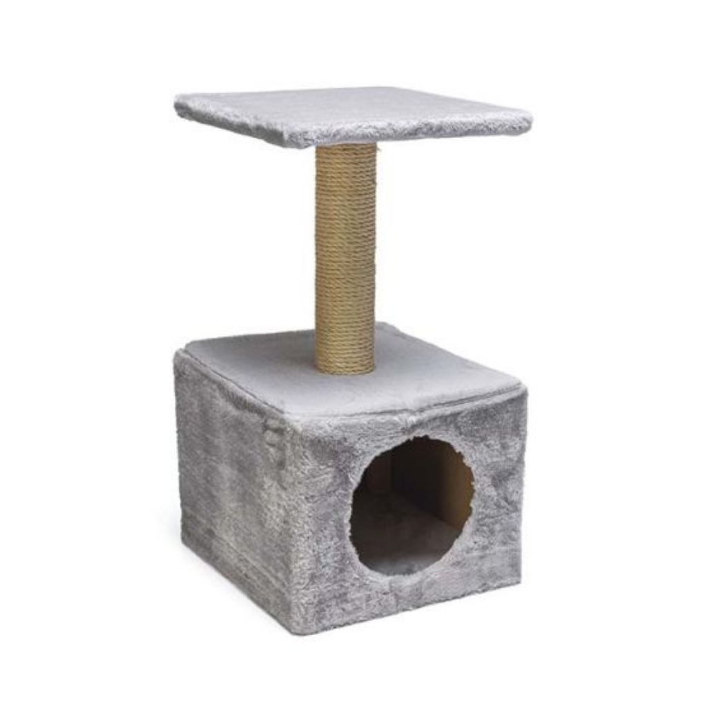 Beeztees krabpaal Christa grijs 30 x 30 x 57 cm