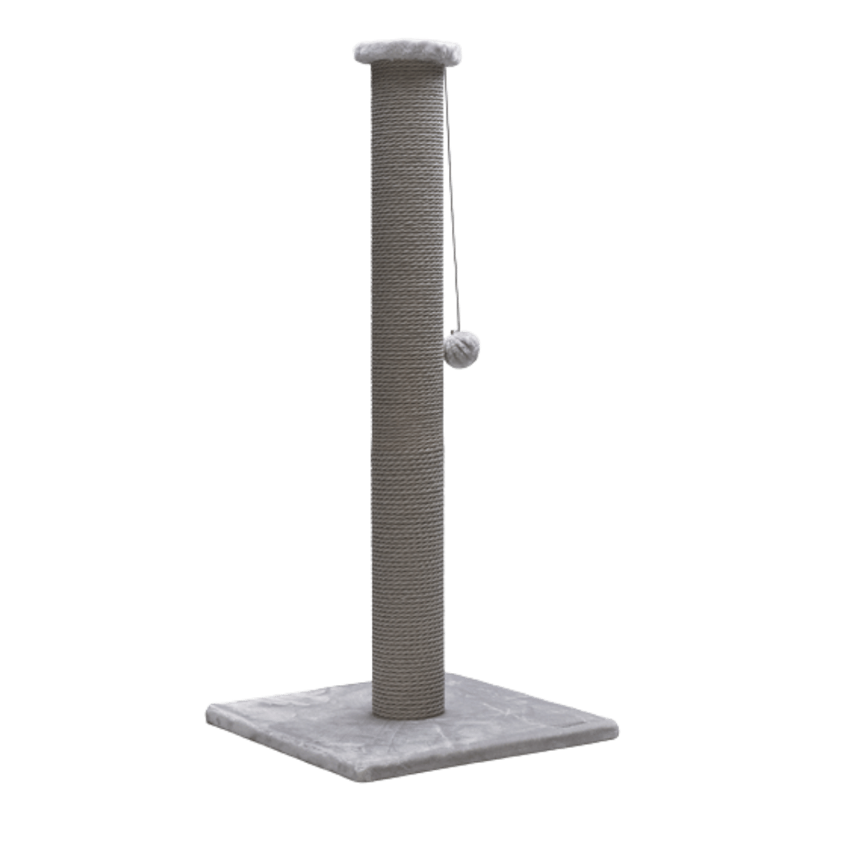 Beeztees Krabpaal Serpa XL Grijs met Speelbal 40 x 40 x 90 cm